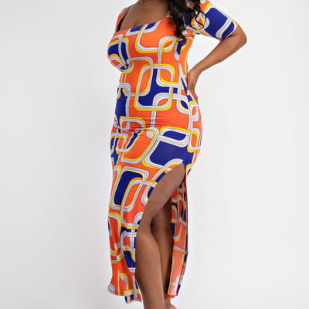 Multicolored dress